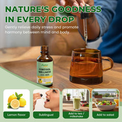 Saffron and natural ingredients in VEGETUSMAX Cortisol Drops