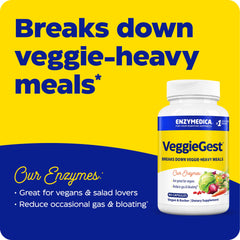 Plant-based diet digestive support with VeggieGest