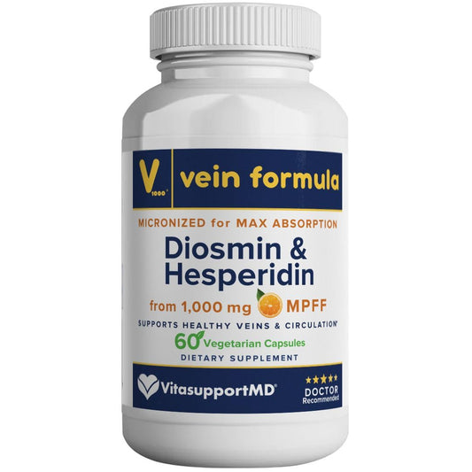 Vein Formula bottle with Diosmin Hesperidin 1000 mg - 60 capsules