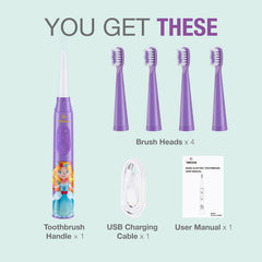 2-minute timer graphic for brushing age 5+