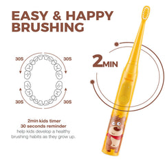 3D curved soft bristles for gentle cleaning