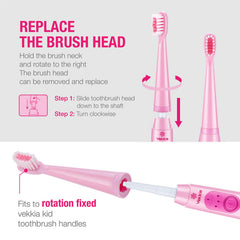 3D curved bristles design for gentle cleaning