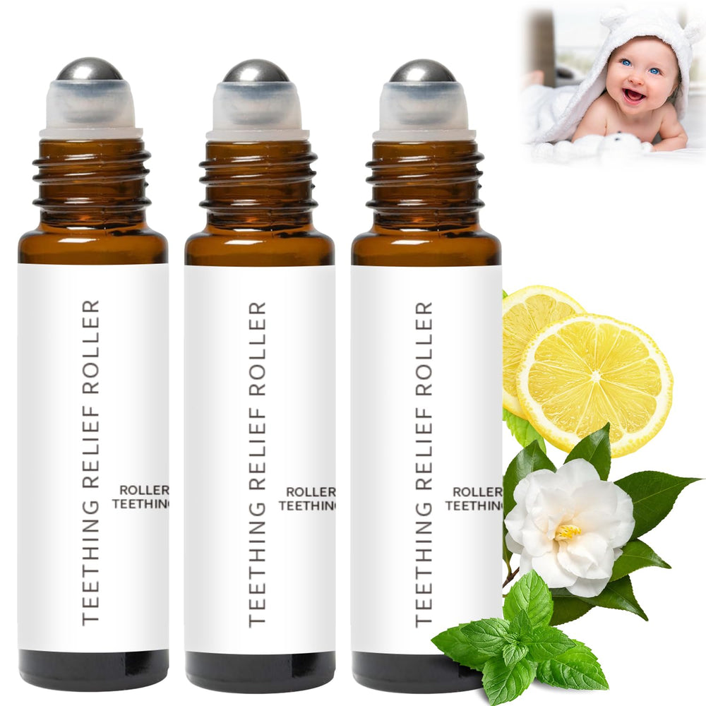 Velaria Teething Roller bottle and packaging