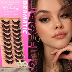 Veleasha Lashes premium fibers feel lightweight and durable
