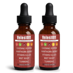 Velestoff Cayenne Pepper Drops bottle front view