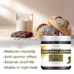 Culinary uses of sunflower lecithin in bread, ice cream, dairy