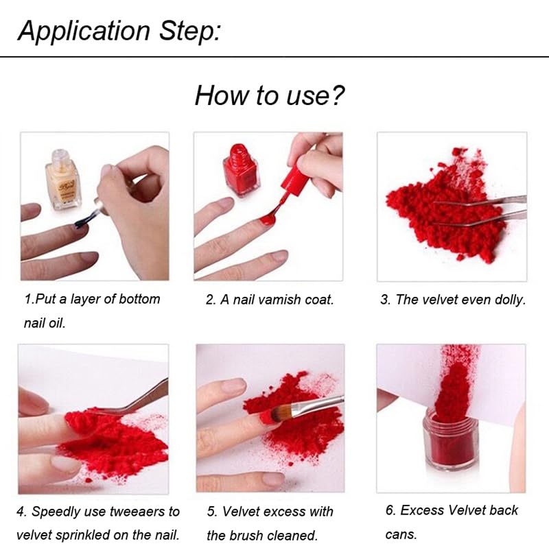 Nail art and holiday decor ideas with luxurious velvet glow.