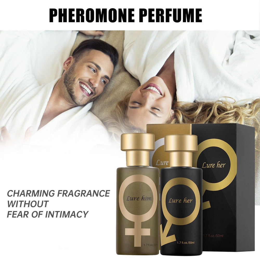 VeniCare Golden Lure notes close-up highlighting woody amber musk composition.