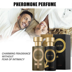 VeniCare Golden Lure notes close-up highlighting woody amber musk composition.