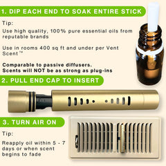 Vent Scent easy installation sliding onto a vent