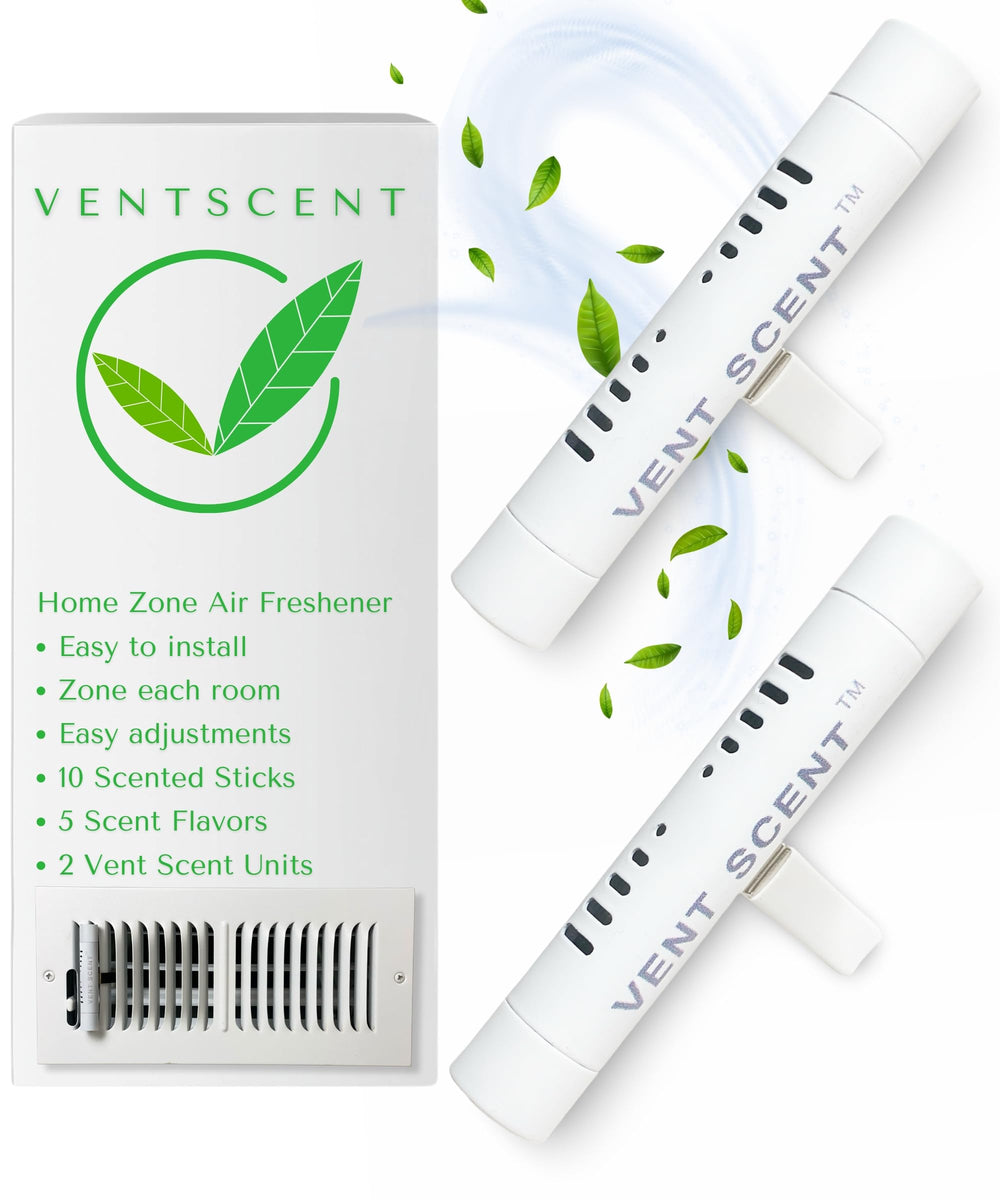 Compact passive diffuser design for easy placement on a vent