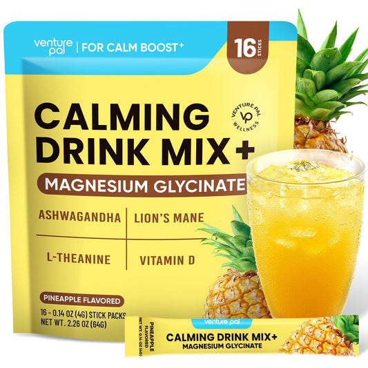 Packaging sachet of Venture Pal Calming Drink Mix