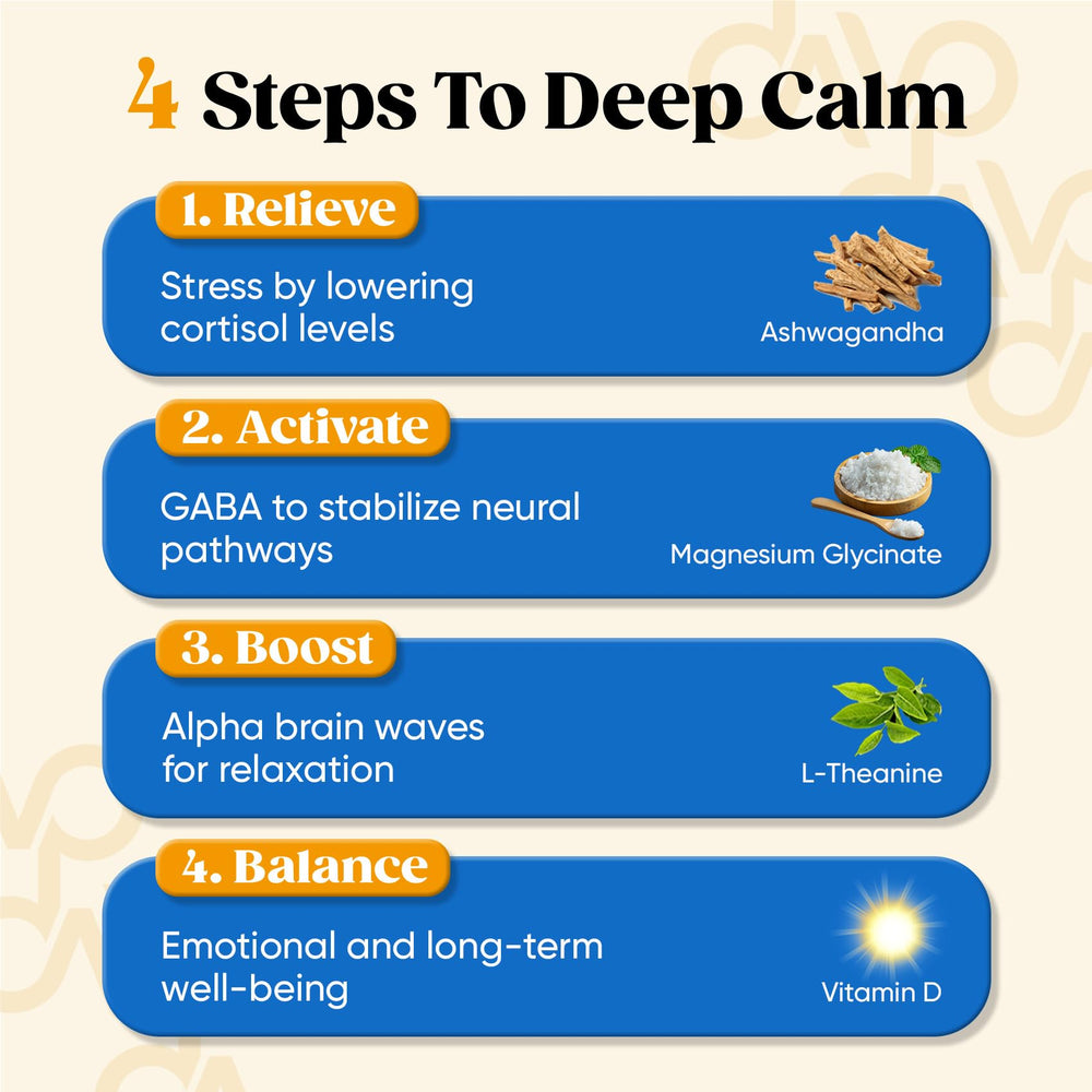 Pouring powder into water for a calming drink