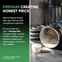 100% pure creatine monohydrate micronized powder