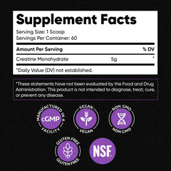 Keto-friendly creatine powder compatible with low-carb diets