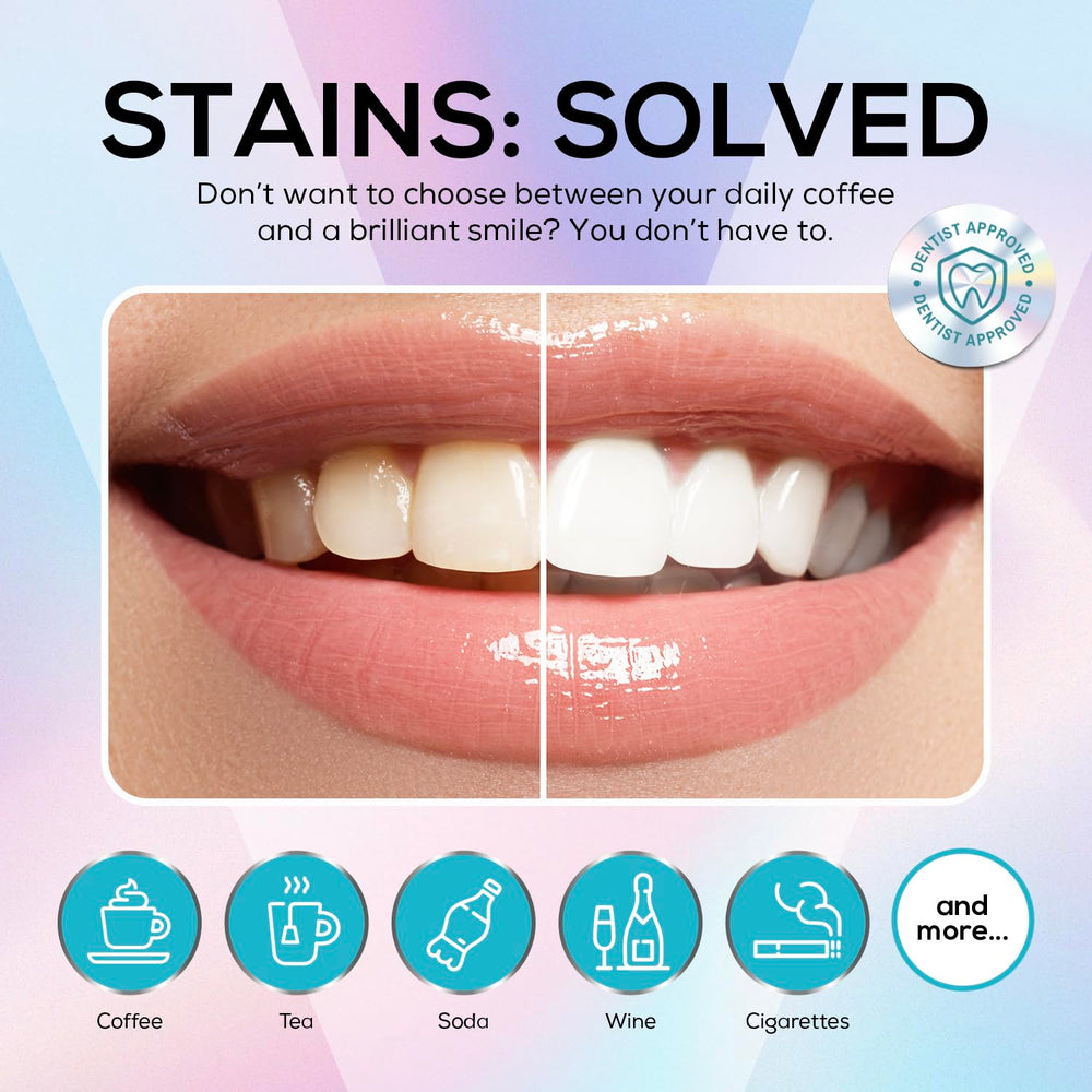 Step 2: Brush teeth for 2-4 minutes with Venus Visage Dazzle Dust powder