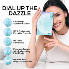 Eight whitening gel syringes included in Venus Visage kit