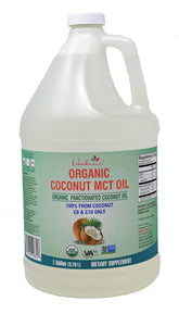 Bulk 1-gallon Verdana Coconut MCT Oil bottle for wholesale use