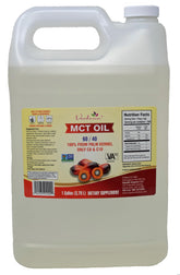 Front view of Verdana MCT Oil 1 Gallon bottle with label