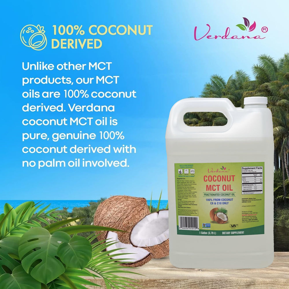 Ingredients panel for Verdana MCT Oil
