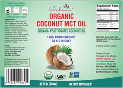 Verdana MCT oil used for oil pulling mouthwash routines