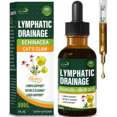 Verdeherb Cleavers Lymphatic Drainage Drops bottle front view