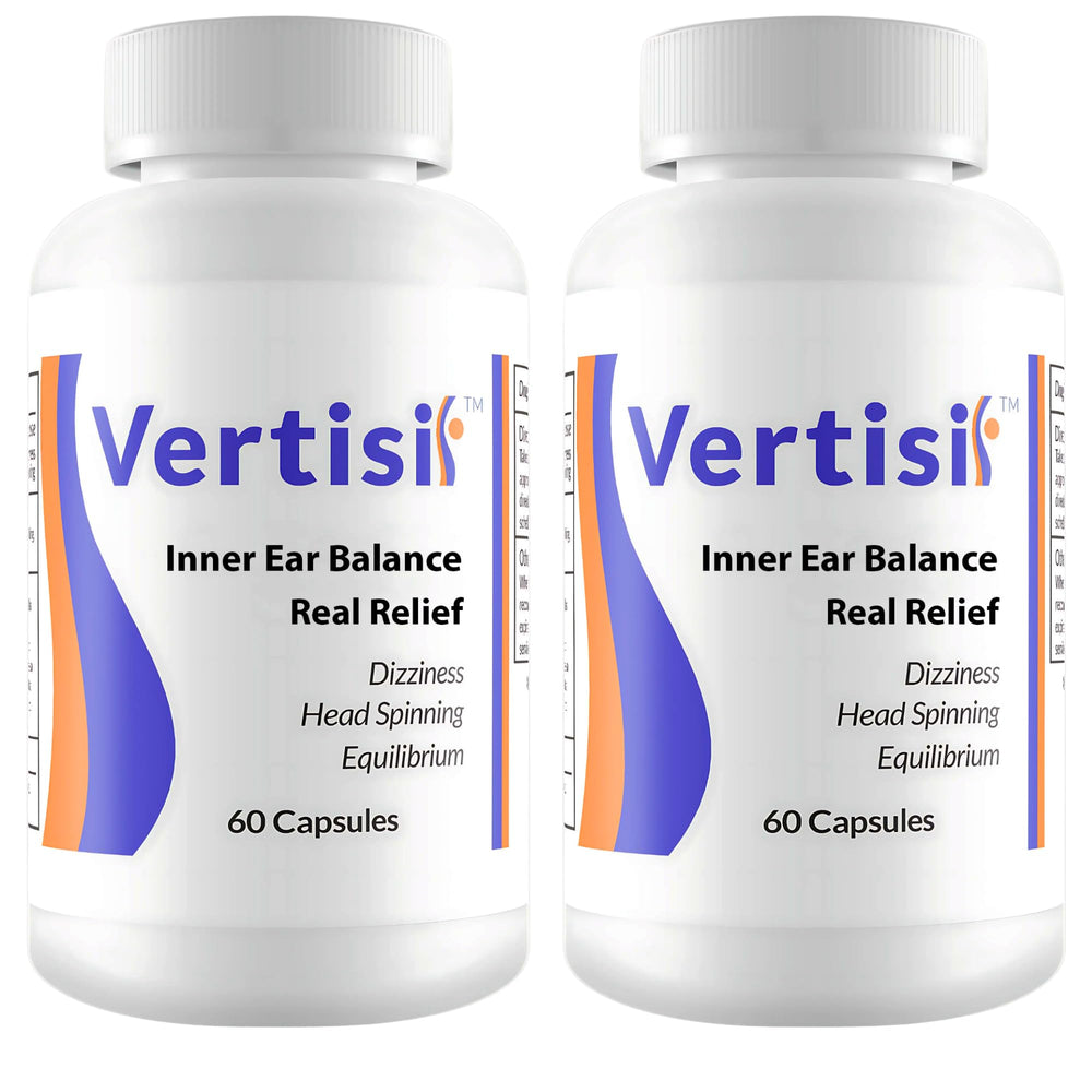 Vertisil Real Medicine 60 Capsules - front view of the two-bottle pack