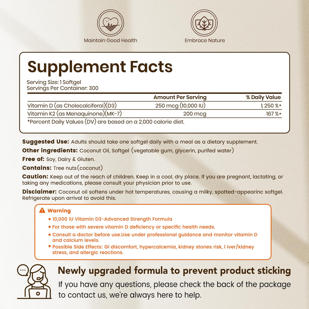 Close-up of D3 K2 MK-7 softgels with coconut oil