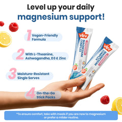 Vitamin D3 and zinc in VEV Magnesium Complex for Women