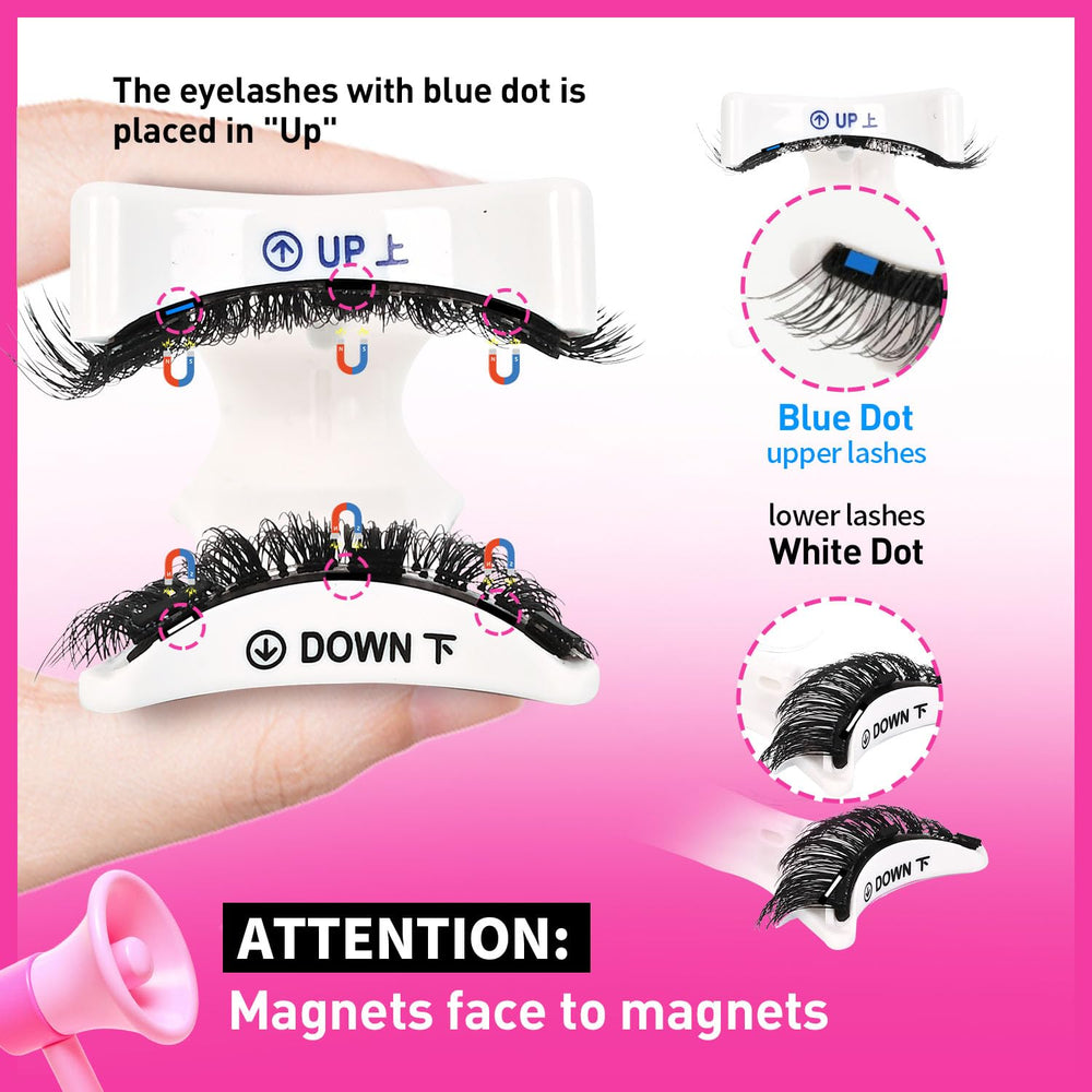 Vevela eyelash applicator tool for quick magnetic lash application