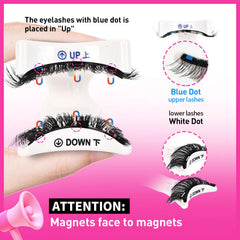 Vevela eyelash applicator tool for quick magnetic lash application