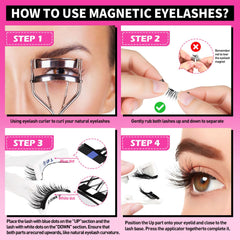 Vevela glue-free application supports sensitive eyes and easy wear.