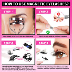 Vevela soft magnetic lashes no-glue design suitable for sensitive eyes