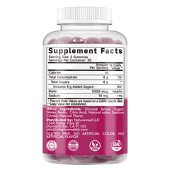 Vegetarian-friendly Vevoec Biotin Gummies labeled