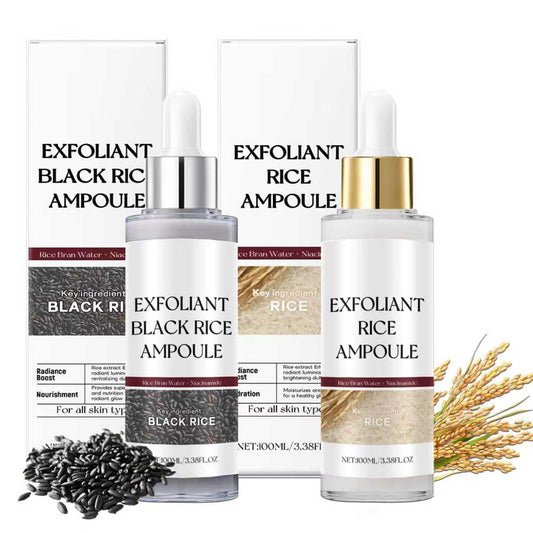 VEYANCO Peel Shot Rice Ampoule Duo bottle shown as a complete set for daily care