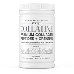 Vezzyl Collatine bottle front label
