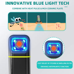 Vibis blue light heat therapy in action for fast surface relief