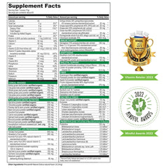 Close-up of 25 billion probiotics label