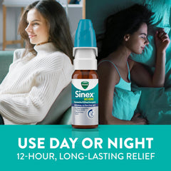 Vicks Sinex Severe package highlighting sinus pressure relief concept.