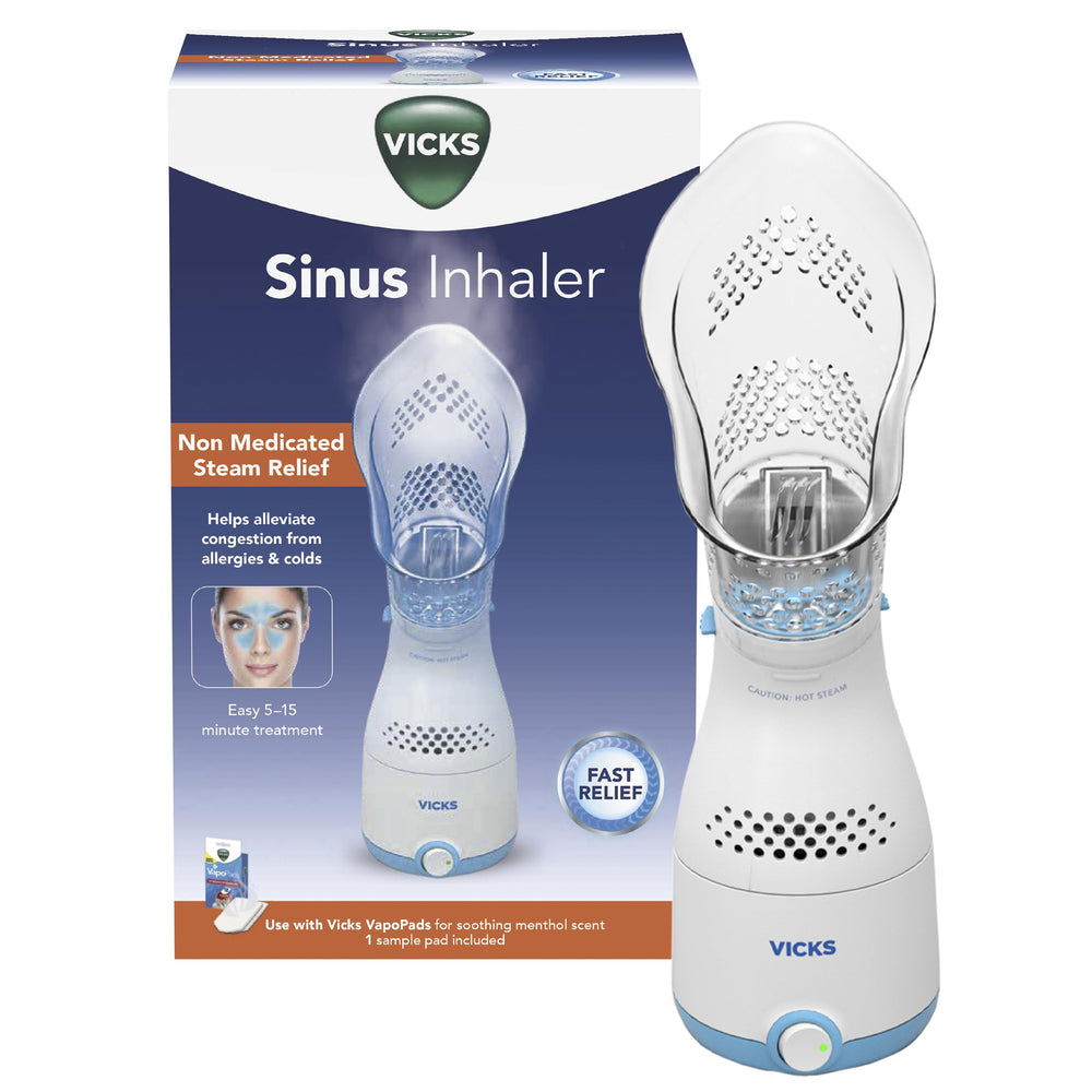 Vicks Sinus Inhaler front view compact design for quick congestion relief
