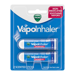 Vicks VapoInhaler suitable for adults and teens 12 plus; not for under 12.