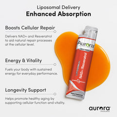 Graphic illustrating liposomal delivery and bioavailability