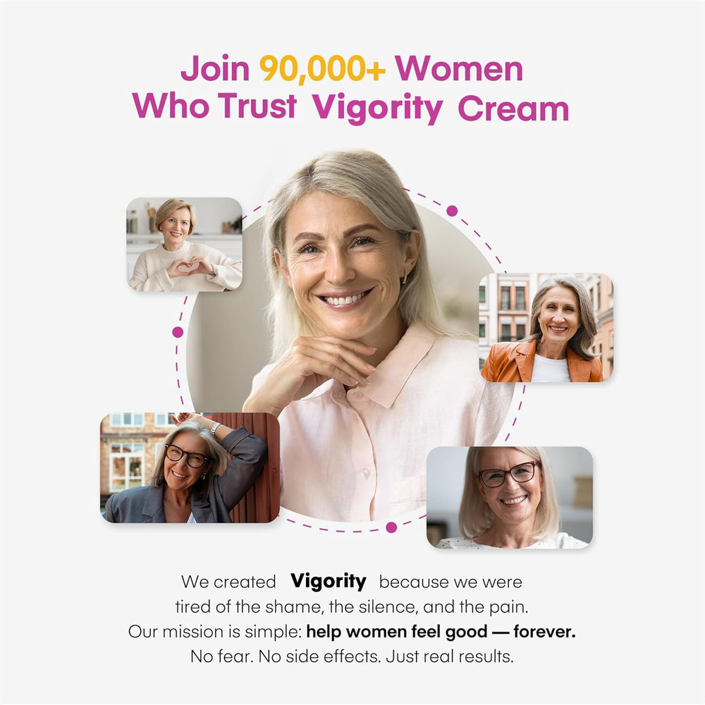Vigority Estri Cream 2 Pack tubes side by side for easy two-pack use.