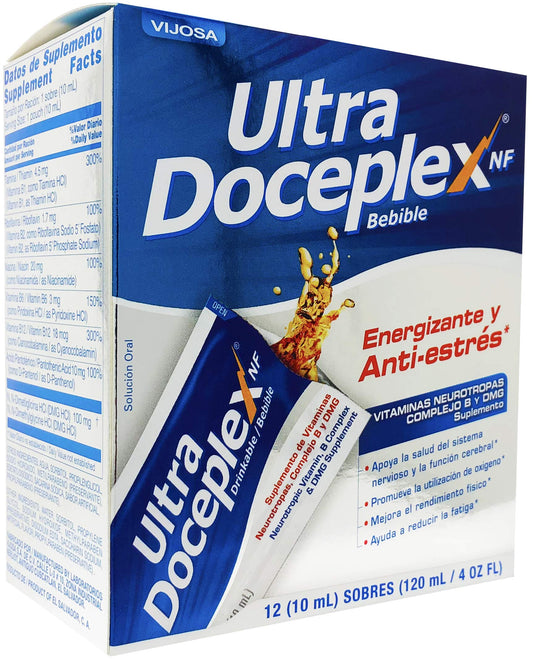 VIJOSA Ultra Doceplex Energy Pouches package front view