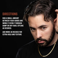Viking Revolution Hair Paste natural look without shine for effortless styling.