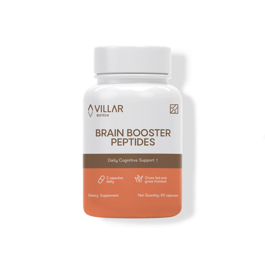 Villar Biotech Brain Booster Peptides bottle with 60 capsules