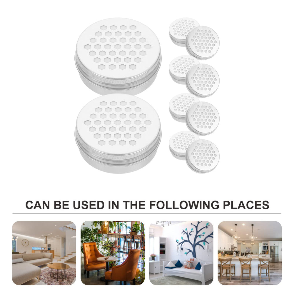 VILLCASE aluminum tin kit for aroma distribution in travel or everyday environments.