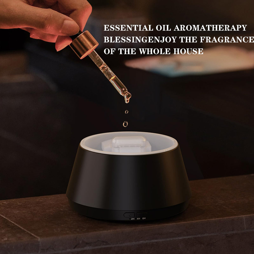 Villelei Candle Flame Diffuser 120ml tank with steady mist output.