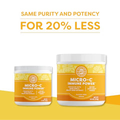 Nutritional label highlighting 2000mg vitamin C per serving