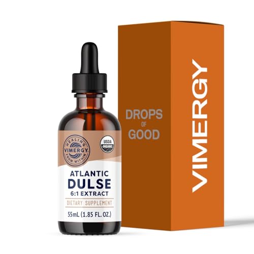 Vimergy Atlantic Dulse Liquid bottle ready for quick antioxidant support.